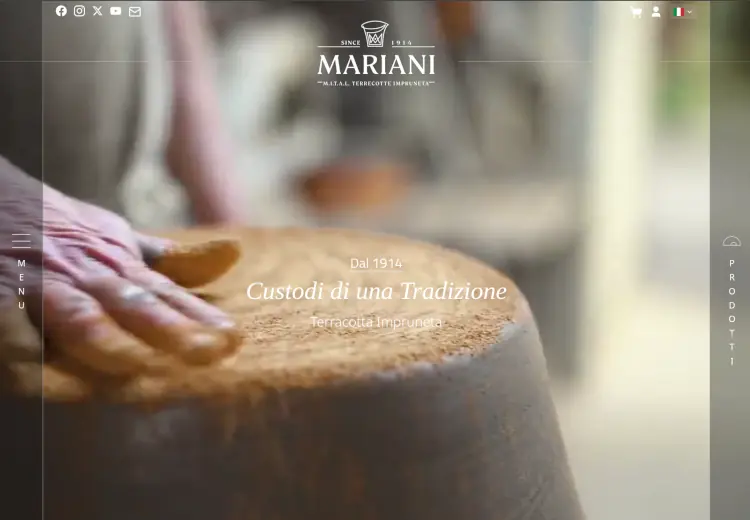 Antica Fornace Mariani - E-commerce Ceramiche Artigianali